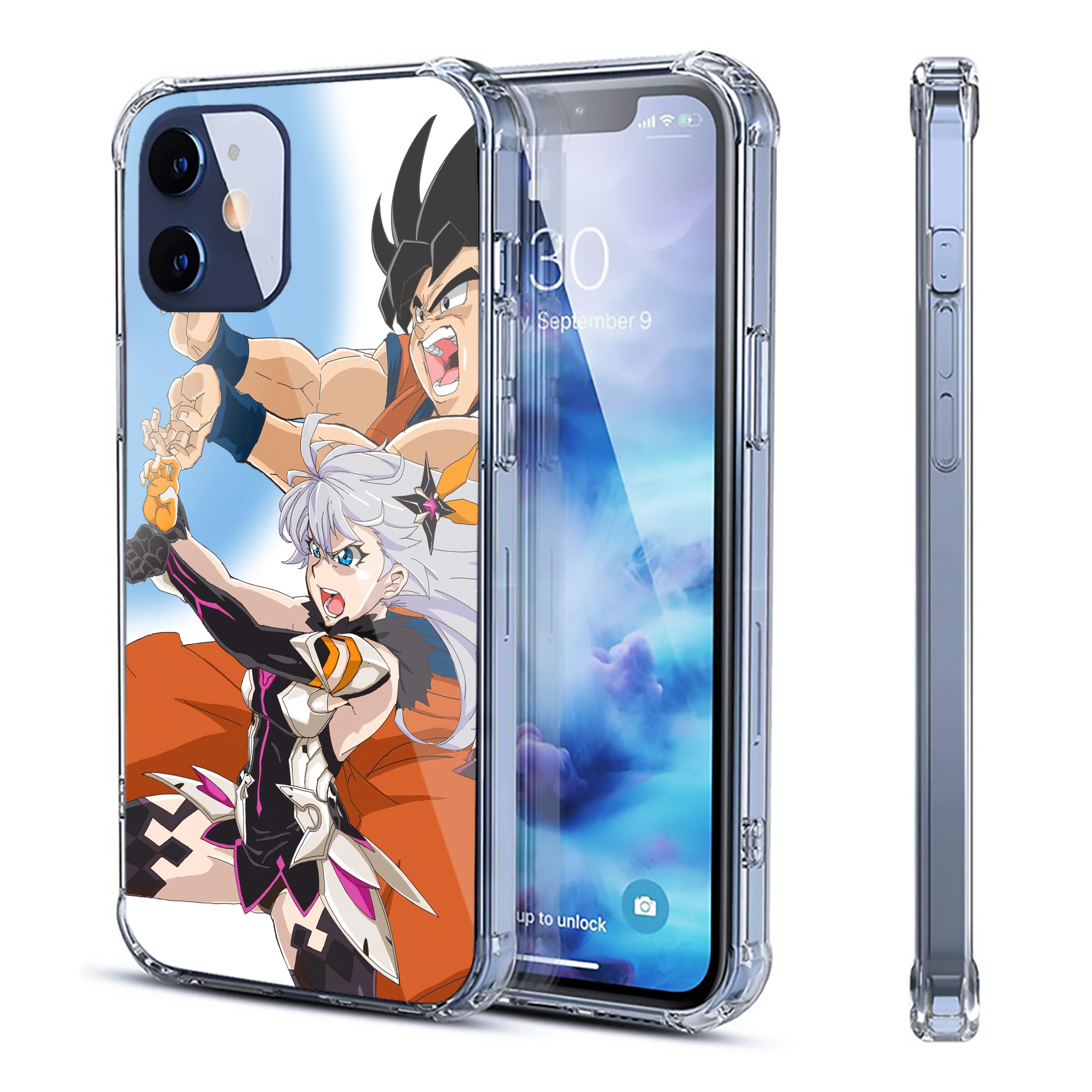 （画像用） ドラゴンボール DRAGON BALL 【iPhone 12シリーズ対応】透明スマホケース（クリアソフトケース）